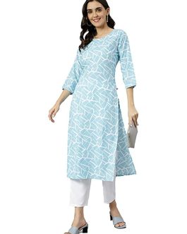 Printed Straight Kurta