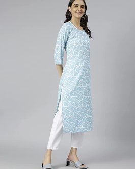 Printed Straight Kurta