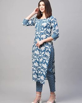 Printed Straight Kurta