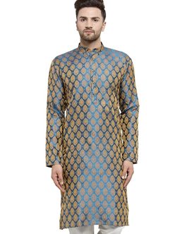 Cotton Silk Straight Kurta